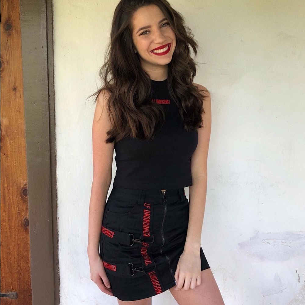 LF Black & Red Skirt